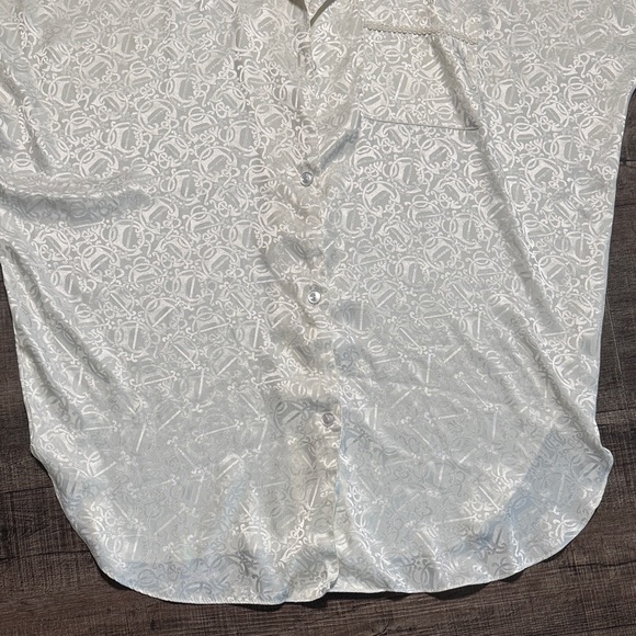 Dior Cream Patterned Robe - Picture 5 of 11